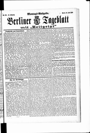 Berliner Tageblatt und Handels-Zeitung vom 25.06.1906