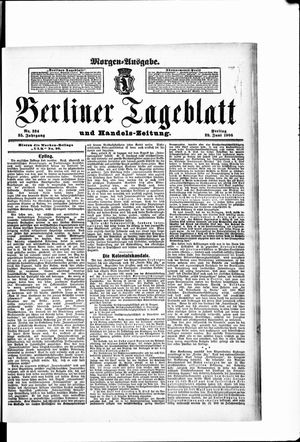 Berliner Tageblatt und Handels-Zeitung on Jun 29, 1906