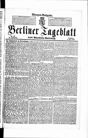 Berliner Tageblatt und Handels-Zeitung vom 03.07.1906