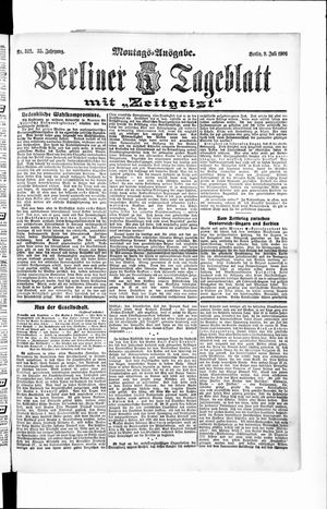 Berliner Tageblatt und Handels-Zeitung vom 09.07.1906