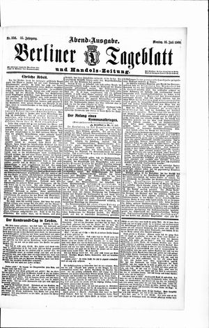Berliner Tageblatt und Handels-Zeitung vom 16.07.1906