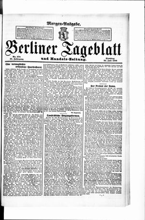 Berliner Tageblatt und Handels-Zeitung vom 24.07.1906