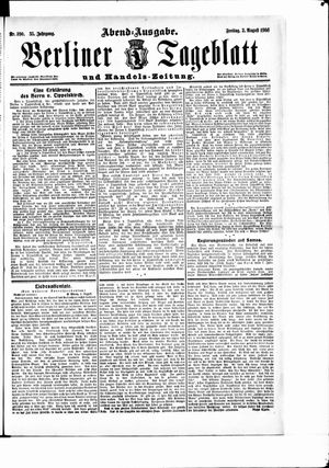 Berliner Tageblatt und Handels-Zeitung vom 03.08.1906