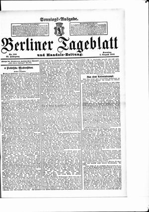 Berliner Tageblatt und Handels-Zeitung on Aug 5, 1906