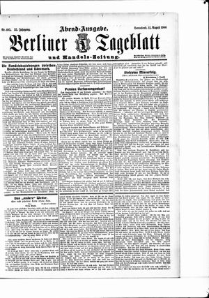Berliner Tageblatt und Handels-Zeitung vom 11.08.1906