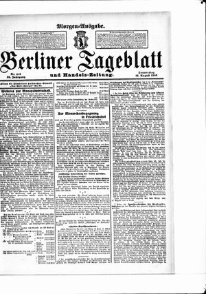 Berliner Tageblatt und Handels-Zeitung vom 16.08.1906