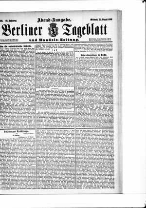 Berliner Tageblatt und Handels-Zeitung vom 22.08.1906