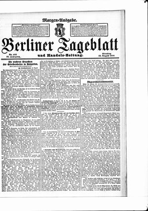Berliner Tageblatt und Handels-Zeitung vom 28.08.1906