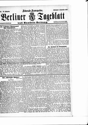 Berliner Tageblatt und Handels-Zeitung vom 05.09.1906