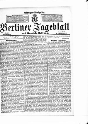 Berliner Tageblatt und Handels-Zeitung vom 08.09.1906