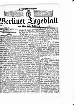 Berliner Tageblatt und Handels-Zeitung on Sep 9, 1906