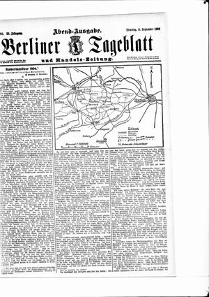 Berliner Tageblatt und Handels-Zeitung vom 11.09.1906