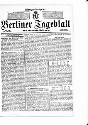 Berliner Tageblatt und Handels-Zeitung vom 04.10.1906