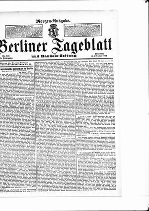 Berliner Tageblatt und Handels-Zeitung vom 10.10.1906