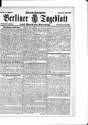 Berliner Tageblatt und Handels-Zeitung on Oct 23, 1906