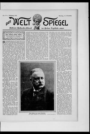 Berliner Tageblatt und Handels-Zeitung vom 11.11.1906