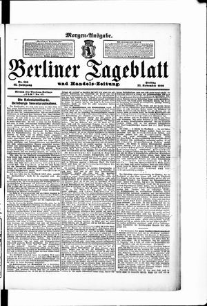Berliner Tageblatt und Handels-Zeitung vom 23.11.1906