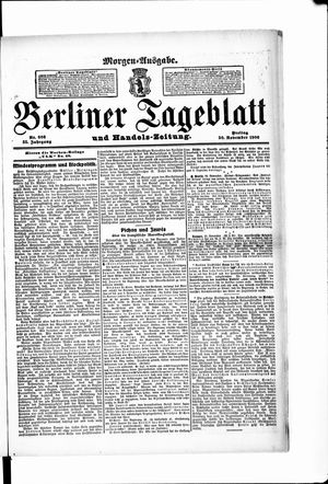 Berliner Tageblatt und Handels-Zeitung vom 30.11.1906
