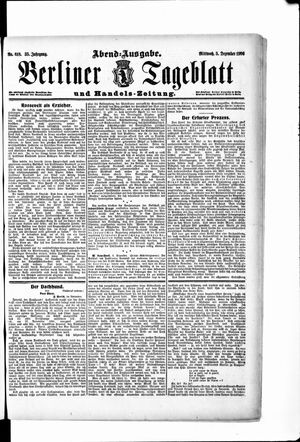 Berliner Tageblatt und Handels-Zeitung vom 05.12.1906