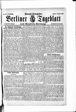Berliner Tageblatt und Handels-Zeitung vom 07.12.1906