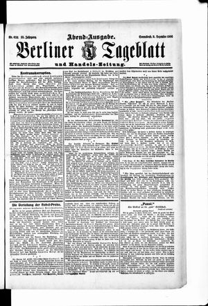 Berliner Tageblatt und Handels-Zeitung vom 08.12.1906