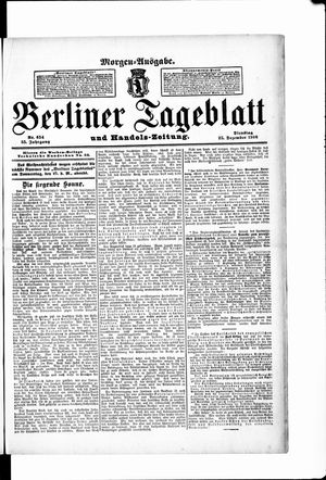 Berliner Tageblatt und Handels-Zeitung on Dec 25, 1906