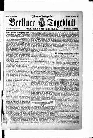 Berliner Tageblatt und Handels-Zeitung on Jan 2, 1907