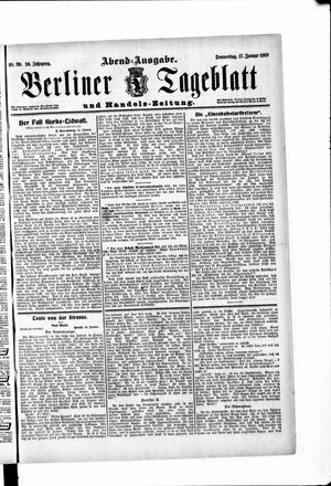 Berliner Tageblatt und Handels-Zeitung on Jan 17, 1907
