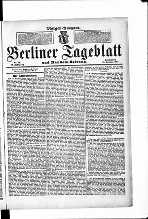Berliner Tageblatt und Handels-Zeitung on Jan 19, 1907