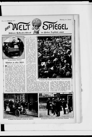 Berliner Tageblatt und Handels-Zeitung on Jan 20, 1907