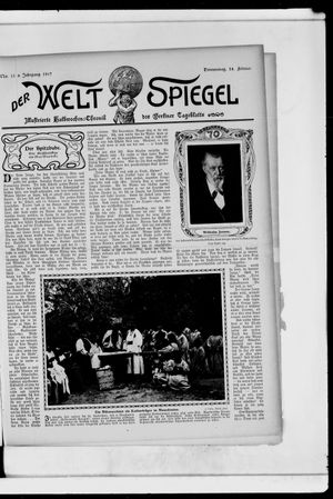 Berliner Tageblatt und Handels-Zeitung vom 14.02.1907
