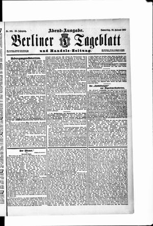 Berliner Tageblatt und Handels-Zeitung on Feb 28, 1907