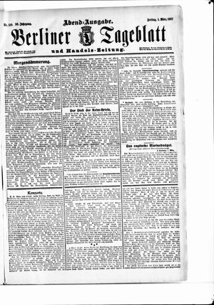 Berliner Tageblatt und Handels-Zeitung vom 01.03.1907