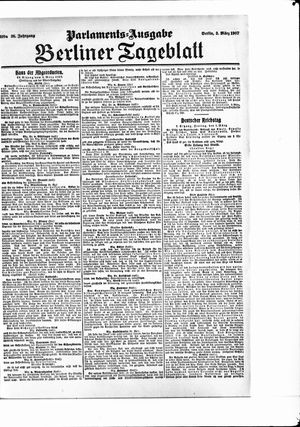 Berliner Tageblatt und Handels-Zeitung on Mar 2, 1907