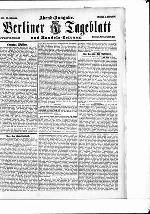 Berliner Tageblatt und Handels-Zeitung on Mar 4, 1907