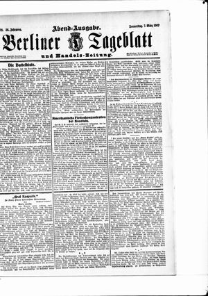 Berliner Tageblatt und Handels-Zeitung vom 07.03.1907