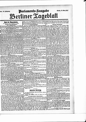 Berliner Tageblatt und Handels-Zeitung on Mar 12, 1907