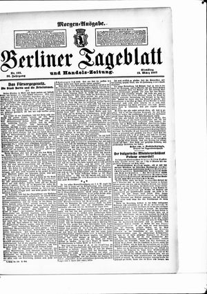 Berliner Tageblatt und Handels-Zeitung on Mar 12, 1907