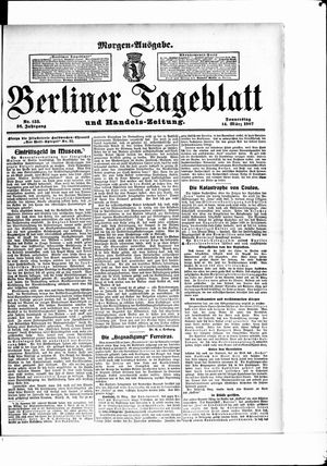 Berliner Tageblatt und Handels-Zeitung vom 14.03.1907
