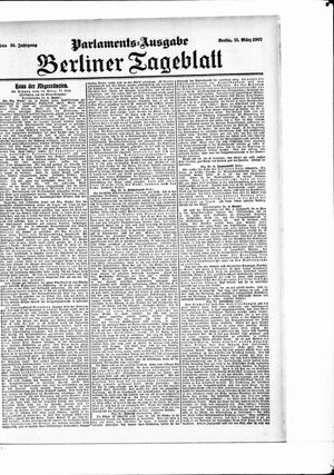 Berliner Tageblatt und Handels-Zeitung vom 15.03.1907