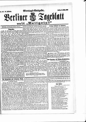 Berliner Tageblatt und Handels-Zeitung vom 18.03.1907