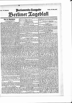 Berliner Tageblatt und Handels-Zeitung vom 20.03.1907