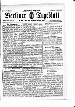 Berliner Tageblatt und Handels-Zeitung vom 21.03.1907