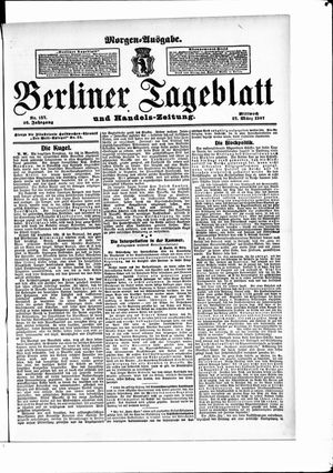 Berliner Tageblatt und Handels-Zeitung on Mar 27, 1907
