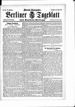 Berliner Tageblatt und Handels-Zeitung vom 30.03.1907