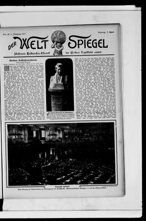 Berliner Tageblatt und Handels-Zeitung vom 07.04.1907