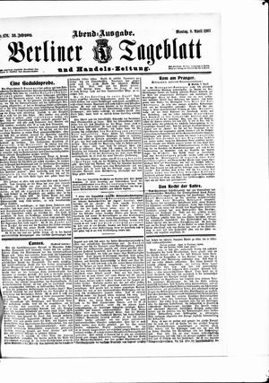 Berliner Tageblatt und Handels-Zeitung on Apr 8, 1907
