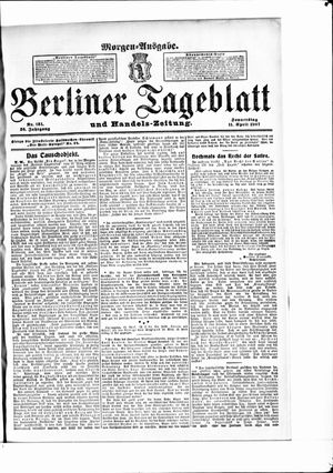 Berliner Tageblatt und Handels-Zeitung vom 11.04.1907