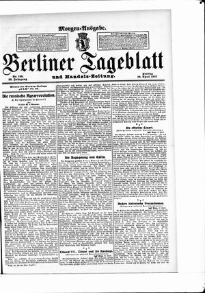Berliner Tageblatt und Handels-Zeitung on Apr 19, 1907