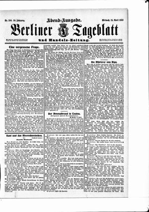 Berliner Tageblatt und Handels-Zeitung vom 24.04.1907